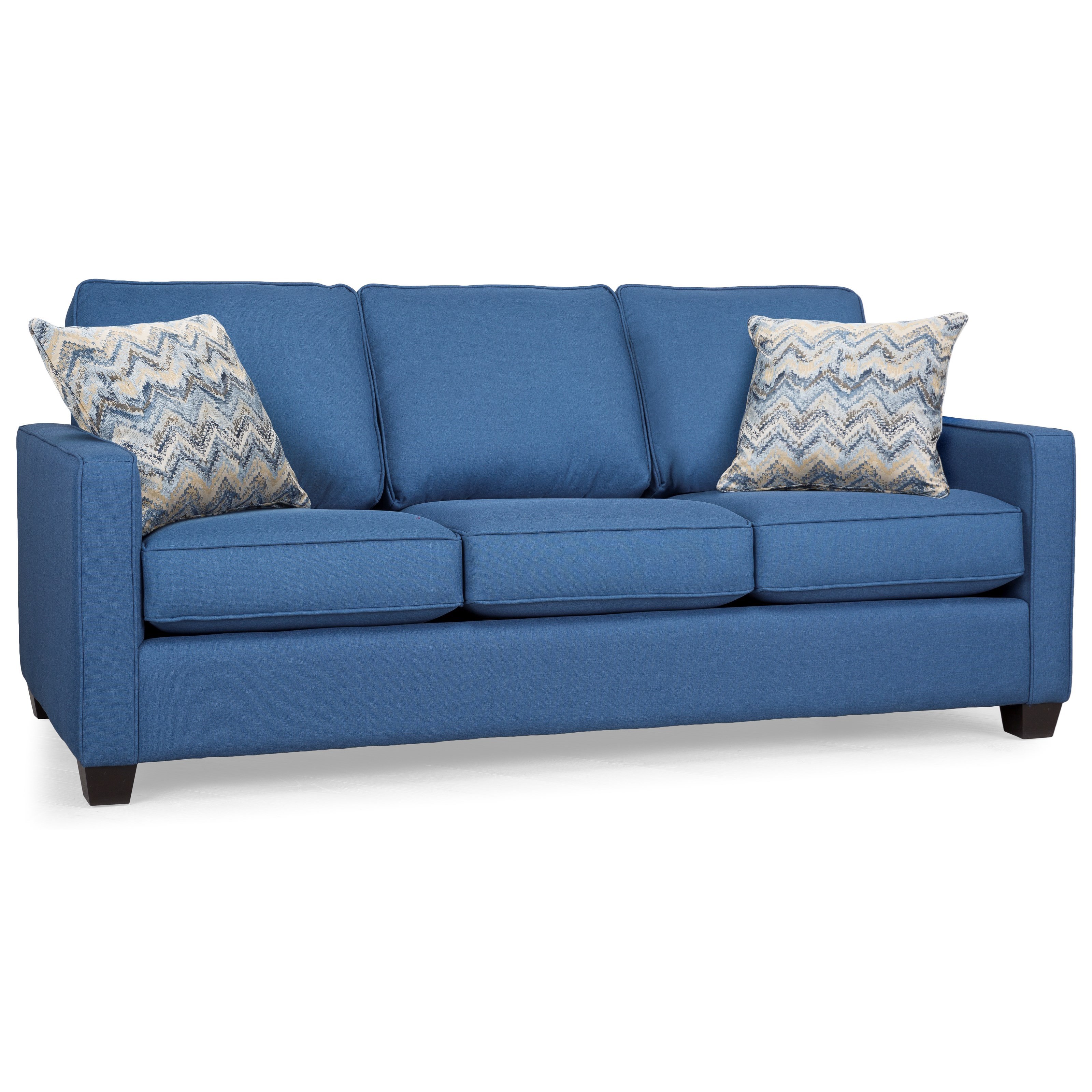 DecorRest 2855 Contemporary 79" Sofa with Track Arms Sheely's